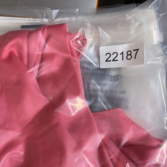 Kasper Blouse Women L Large Pink Sleeveless Wide Strap Hook & Eye Round Neck - Picture 9 of 9